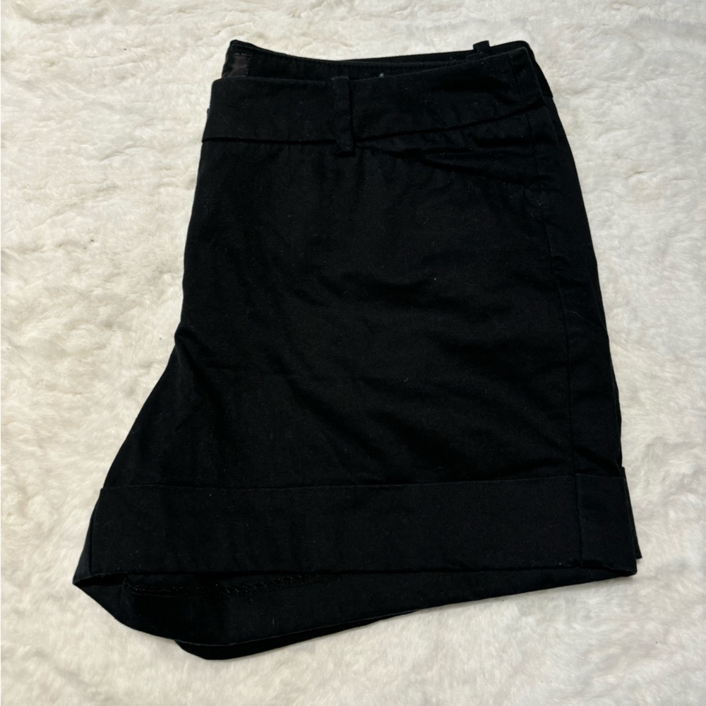 Mossimo Mid Rise Black Shorts
